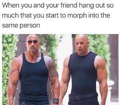 Dwayne the rock johnson has made no secret of the fact that he has been training harder than ever before in preparation for his superhero debut in dc's black adam. The Daily Fail 22 Memes For A Magical Monday Vin Diesel Dwayne The Rock The Rock Dwayne Johnson