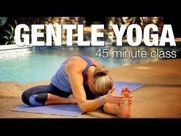 Full Length Gentle Yoga Class Perfect For Beginners Seniors Or Just Those Of You Coming Back To Yoga Or Looking For A G Gentle Yoga Yoga Youtube Vinyasa Yoga