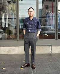 The Decorum Bangkok On Instagram Vintage Inspired Rugged Westerner Shirt By Bryceland And Co Pairing With Our Favorite Oxford Captoe The Audley By Cr Herrmode