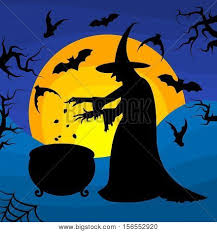 Cute cartoon halloween characters icon set.frankenstein, pumpkin head, bat, witch cat, vampire and grim reaper. Old Scary Witch Cooks Vector Photo Free Trial Bigstock