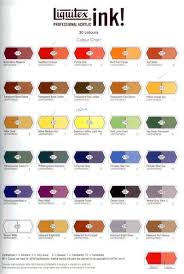 liquitex ink color chart google search in 2019 liquitex