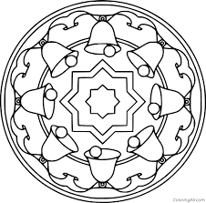 Here you'll find a variety of free printable coloring pages of jingle bells in high definition. Jingle Bells Mandala Coloring Page Coloringall