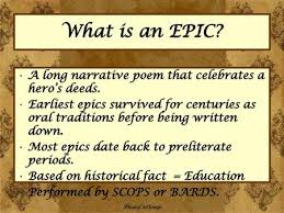 A Long Narrative Poem That Celebrates The Deeds Of A Great Hero Ppt Video Online Download