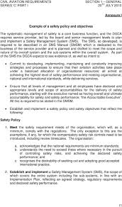 Subject Establishment Of A Safety Management System Sms Pdf Free Download