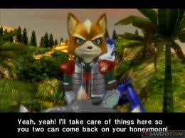 Fox And Krystal Sauria Honeymoon Star Fox Funny Games Fox Face