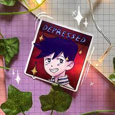 Depressed OMORI Hero Sticker - Etsy