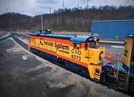 Chessie System Painted B30 7 Emerges From Csx Shops In West Virginia Trains Magazine