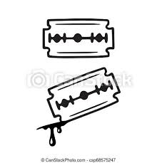 Pch offers fun quizzes on a wide range of topics. Razor Blade Drawing Razor Blade With Blood Dripping From Cut Hand Drawn Razorblade Doodle Isolated Vector Clip Art Canstock