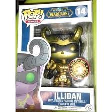 Illidan Gold Pop Vinyl Pop Games Pop Price Guide Vinyl Art Toys Pop Vinyl Warcraft Heroes