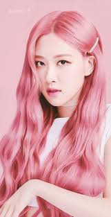 Rose Hair Pink Hair Pink Rose In 2020 Rose Hair Pink Hair Blackpink Rose