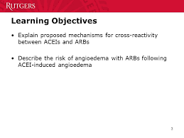 Cross Reactivity Of Angioedema Between Aceis And Arbs Ppt