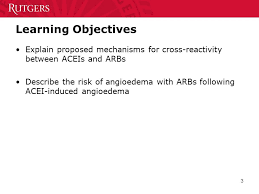 cross reactivity of angioedema between aceis and arbs ppt