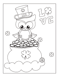 Irish folk songs play on each selection of the color. Free Printable St Patrick S Day Coloring Pages Oh My Creative