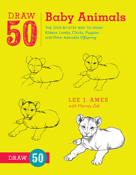 It's easy to draw cartoon animals when you do it the draw 50 way. Draw 50 Baby Animals The Step By Step Way To Draw Kittens Lambs Chicks Puppies And Other Adorable Offspring Amazon De Ames Lee J Zak Murray Fremdsprachige Bucher