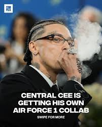 Tech Fleece: ✓ Air Max 95: ✓ Air Force 1: OTW Big moves for @centralcee  (Via @sneakerfiles)