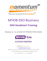 Myob essentials tips and tricks | online course how to unlock and lock a period in myob essentials. Myob Exo Business Momentum Software Solutions Manualzz