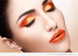 Maquillaje De Ojos Color Naranja Maquillarse Los Ojos Maquillaje De Color Naranja Como Maquillarme Lapiz Labial Naranja