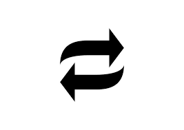 Back And Forth Arrows Arrow Backs Black Arrows