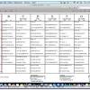 Softball wristband signal system template. 1
