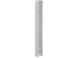 Colonne Range Cd Dvd Coloris Blanc Dim H185 X L19 5 X P16 5 Cm Pegane Vente De Etagere Conforama
