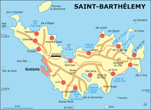 Saint-Barthélemy et Saint-Martin