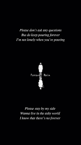 Forever Rain By Bts Rm Lyrics Wallpaper Follow My Ig For The Most Recent Ones Jinniehosh Bts Lyrics Quotes Bts Lyric Bts Quotes