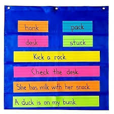 Attendance Pocket Chart Pocket Chart For Classroom Blue 32