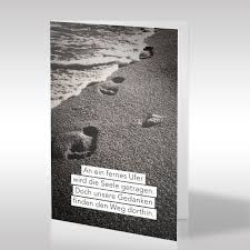 / ich ging am meer entlang mit mein. Spuren Im Sand Design Trauerkarten Trauerkarte Trauer Trauerspruche