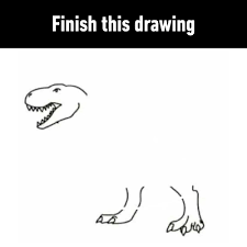 This finish the drawing running worksheet is a great artistic exercise for kids. 9gag Let Your Creative Juices Flow Facebook