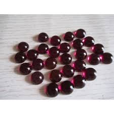 Und werde ein teil von tjalda! 6x Glas Cabochons 12 Mm Bordeaux Farbe