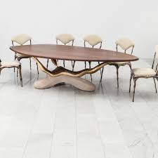 Amish tables is the premier source for quality amish dining tables that can accommodate everyone in your household (and more!). Markus Haase Bronze Walnut And Limestone Dining Table Usa 2018 Dining Table Handcrafted Dining Table Dining