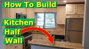 Check spelling or type a new query. Open Concept Kitchen Living Room Ideas How To Build Half Wall Youtube