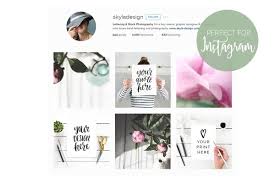 Quote Mockups Instagram Social Media Print Mockup Quote Prints Instagram Template