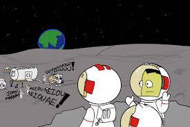 Kerbal Moon Landing Fun Kerbal Space Program Space Program Moon Landing