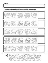 Water Animal Aabb Pattern Worksheets 5 Pages By Prekautism Tpt
