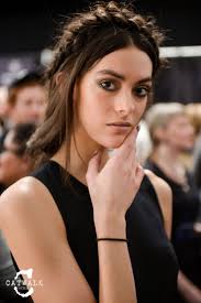 Mara Hoffman AW15 & Catwalk by TIGI #catwalk #aw15 #maraHoffman #hairtrend  #braids #milkbraids #french #dutch #brunette #ecaille #TIGI