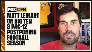 "I'm just completely heartbroken and devastated for all student athletes  that play fall sports.", Matt Leinart reacts to the postponement of the Big  Ten and Pac-12 college football seasons