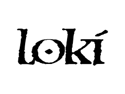 The logo has a stylish, simple font, with a mix of capital and lowercase letters, suggesting loki's chaotic nature. Loki Logo Png Transparent Svg Vector Freebie Supply
