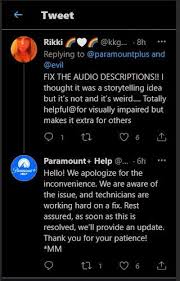 Season 1 season 2 season 3. Paramount Plus Audiodeskription Erzahler Schaltet Sich In Evil Season 2 Ep Nicht Aus 5 Ausgabe Wird Offiziell Bestatigt Workaround Im Inneren De Atsit