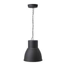 Hektar Pendant Lamp Dark Grey 38 Cm Ikea Lampe Suspendue Suspension Grise Luminaire Plafond