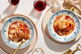 Marcella Hazan S Tomato Sauce With Onion Butter Recipe On Food52 Recipe Food 52 Food Recipes