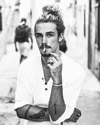 How To Do A Man Bun With Short Curly Hair Man Bun Long Hair Styles Long Hair Styles Men Mens Hairstyles