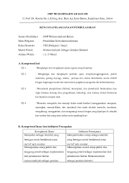 Vii ( tujuh )/ganjil sub materi pokok : Doc Rpp Pendidikan Kemuhammadiyahan Deva Candra Academia Edu