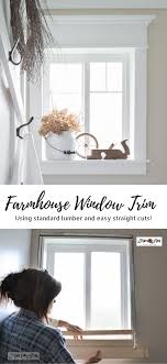 How To Make A Farmhouse Window With Moulding In 2020 Farmhouse Windows Funky Junk Interiors Repurposed Decor