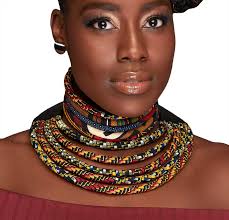 African Choker & Bib Necklace Set