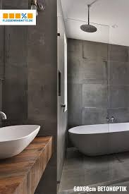 Beton Style Im Bad Badezimmer Fliesen Badezimmer Betonoptik