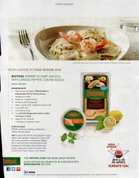 Button I Shrimp Scampi Ravioli With Lemon Pepper Cream Sauce Buitoni Recipes Stuffed Peppers Food Network Recipes