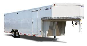 Gooseneck car haulers & race trailers, living quarters trailers, office trailers and more! Commercial Gooseneck Enclosed Cargo Trailer 8 W X 20 L 78 Wall Height Southland Trailer Corp