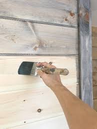 The tight fit of the boards and even spacing prevents water from entering or building up behind the boards. Diy Shiplap Vs Planked Wood Walls H2obungalow