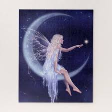 Moon Fairy Acrylic Window Hanging Other Assemblage Art Collectibles Kromasol Com